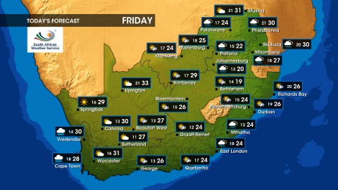 Weather Forecast | Friday, 28 March 2025