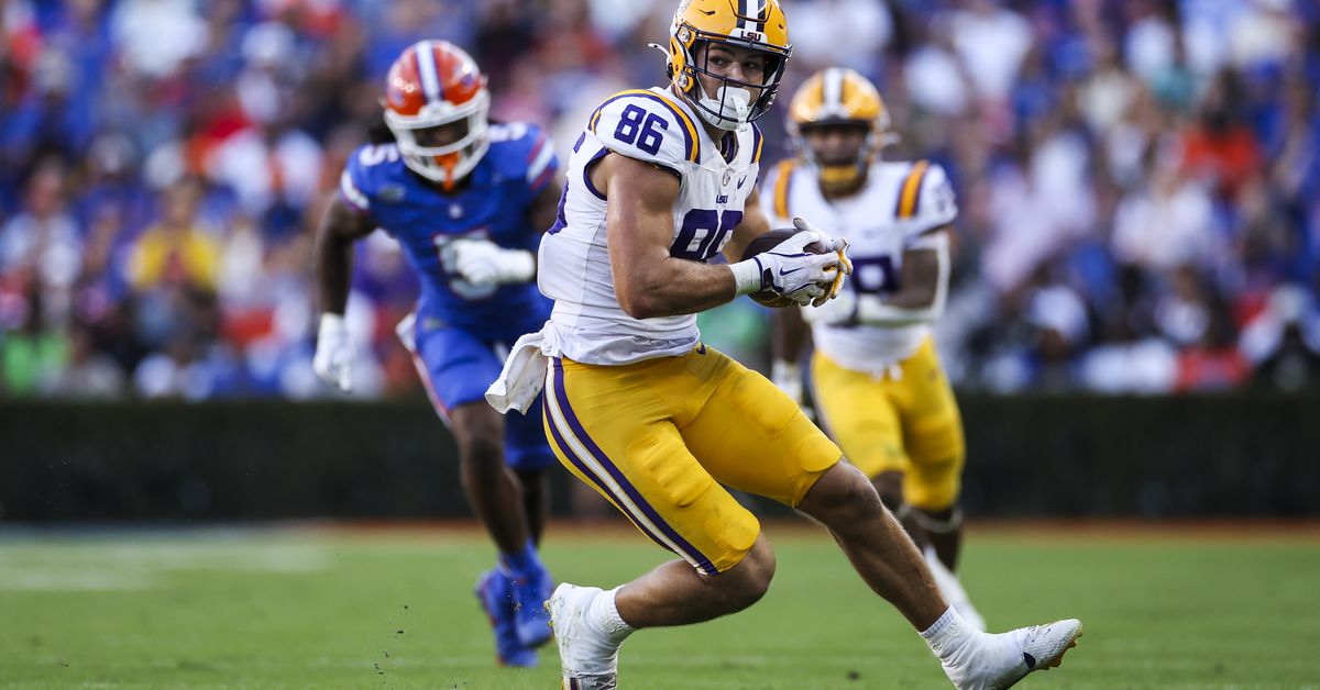 Saints host LSU tight end Mason Taylor