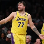 Lakers’ Luka Doncic sends Rockets’ star to the floor with killer crossover