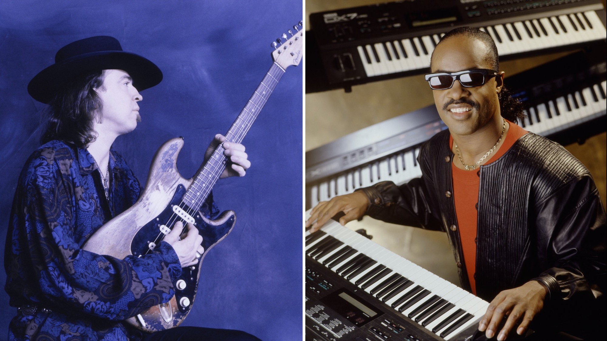 “Let’s play… you start it off now, Stevie”: That time Stevie Wonder jammed with Stevie Ray Vaughan… and played SRV’s number one Strat